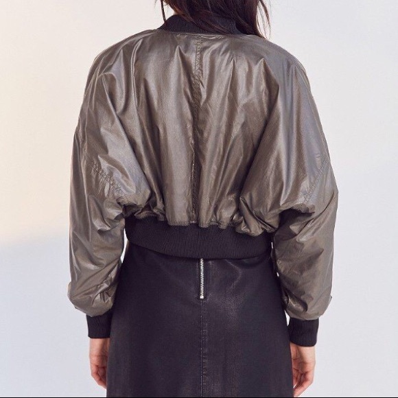 Urban Outfitters Satin Bomber Jacket - Picture 3 of 4